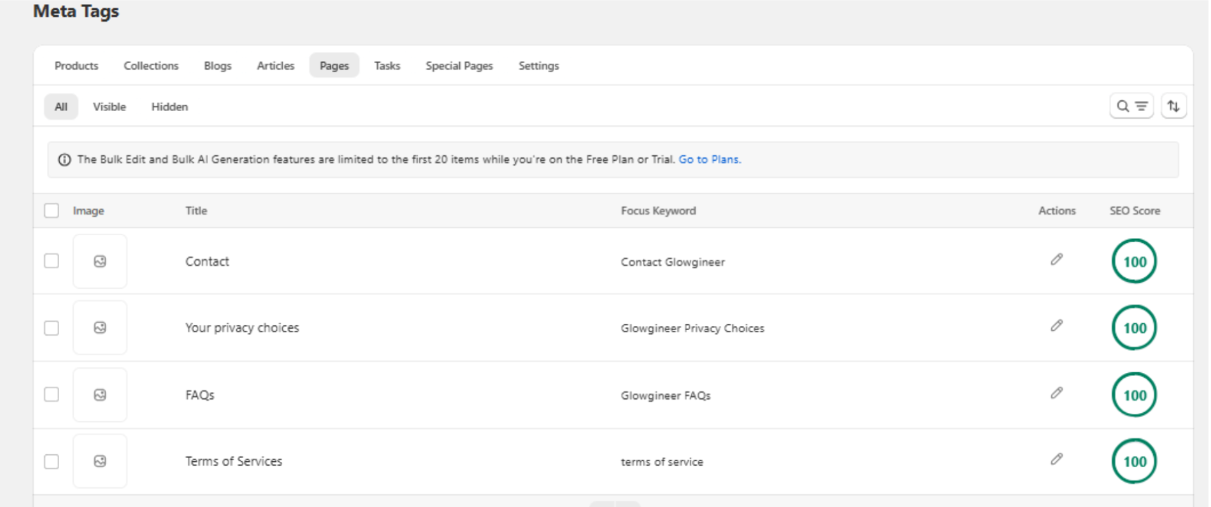 SEO result screenshot showing organic traffic growth and search rankings