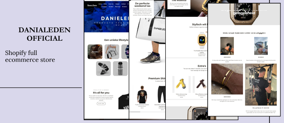 Shopify store portfolio screenshot 5